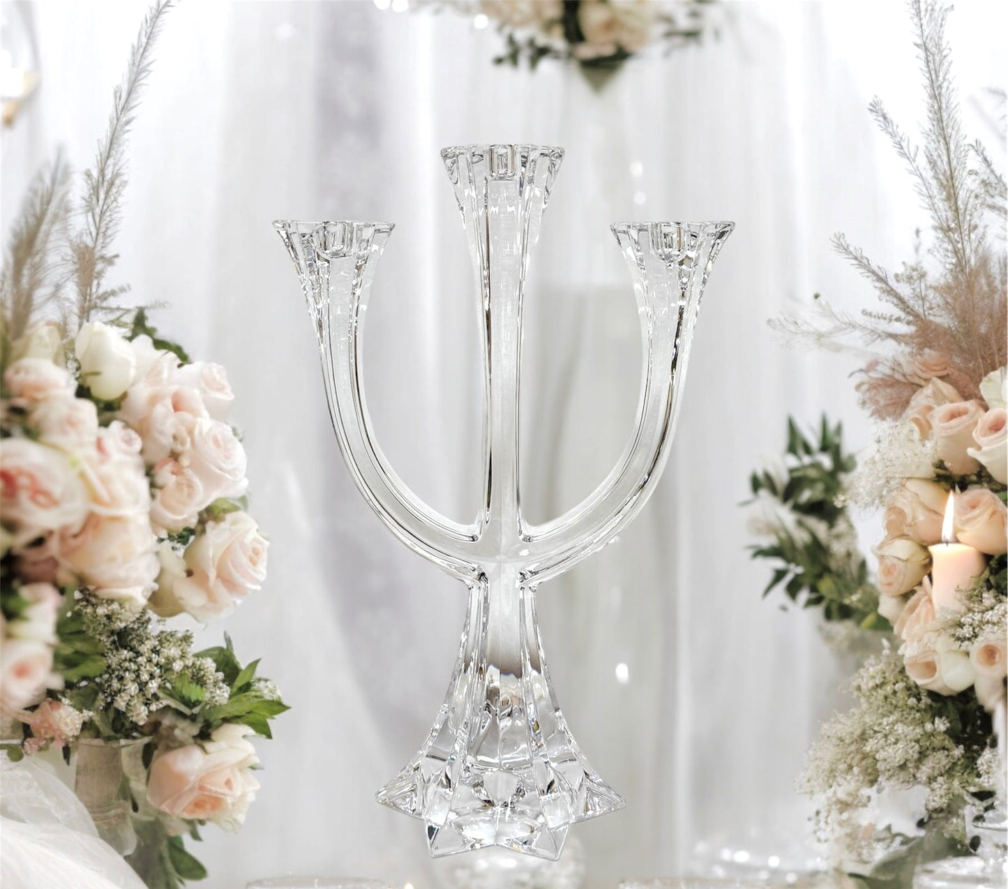 V&B Lucca3-Arm Candelabra