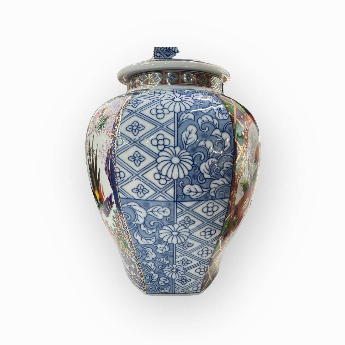Japanese Imari Lidded Vase