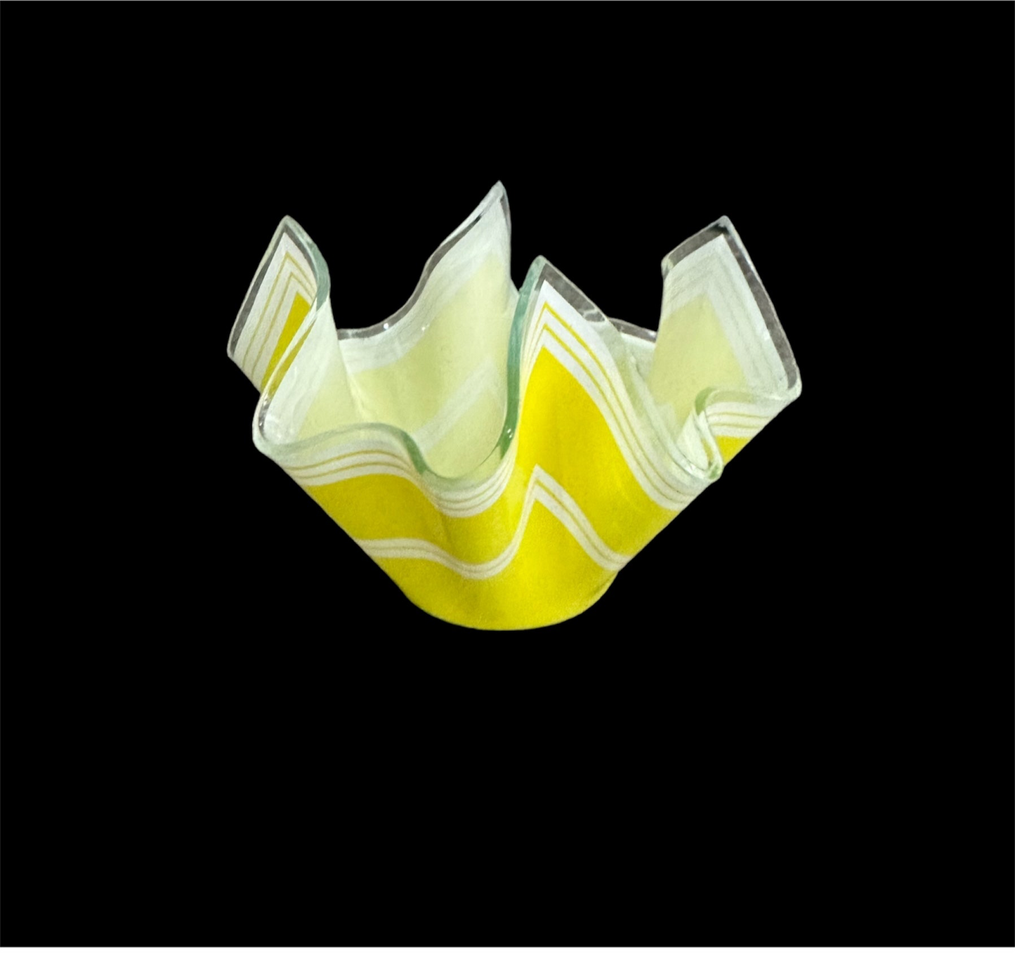 Glass Handkerchief Vase