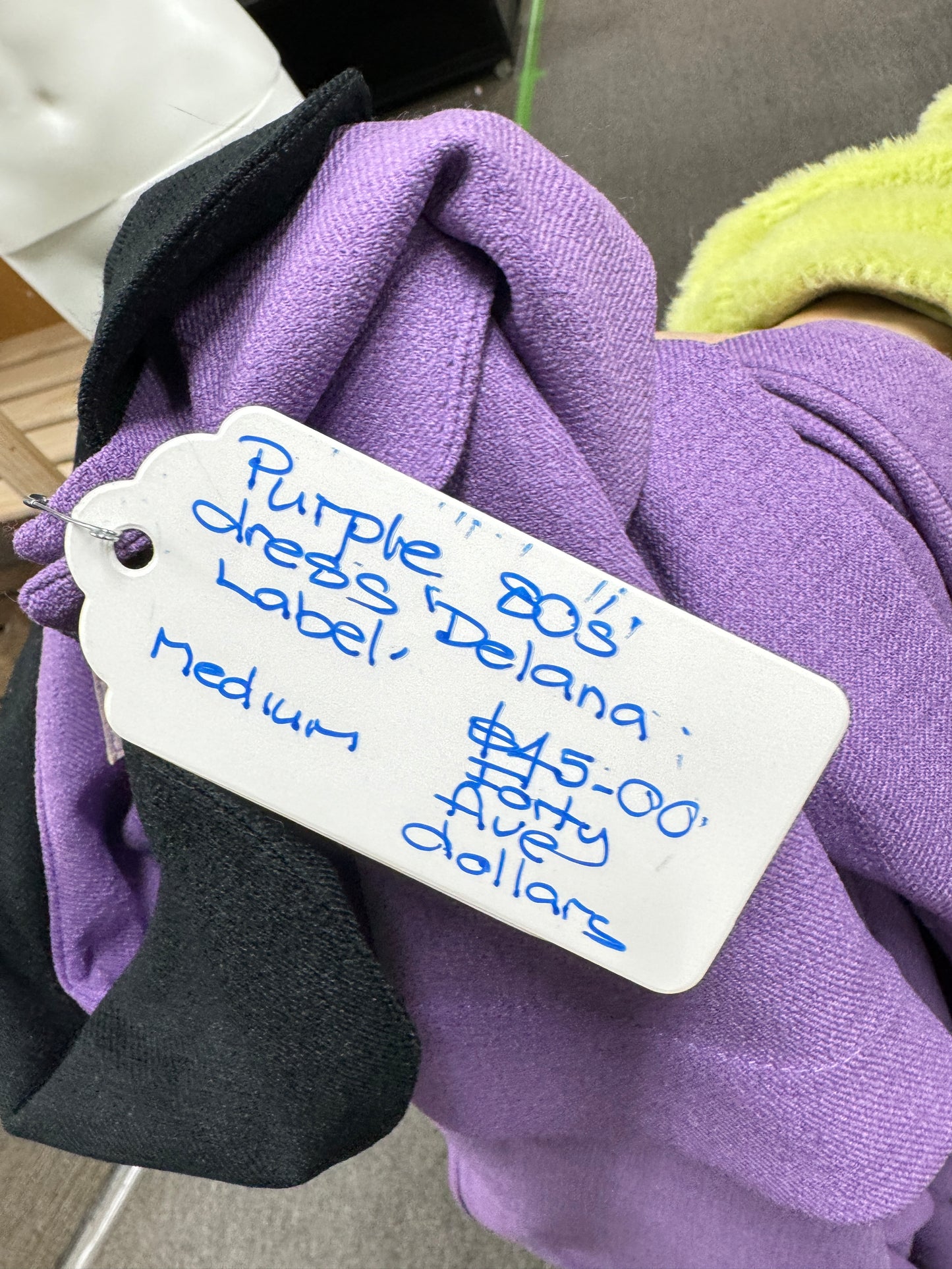 Purple 80's dress Delana Label