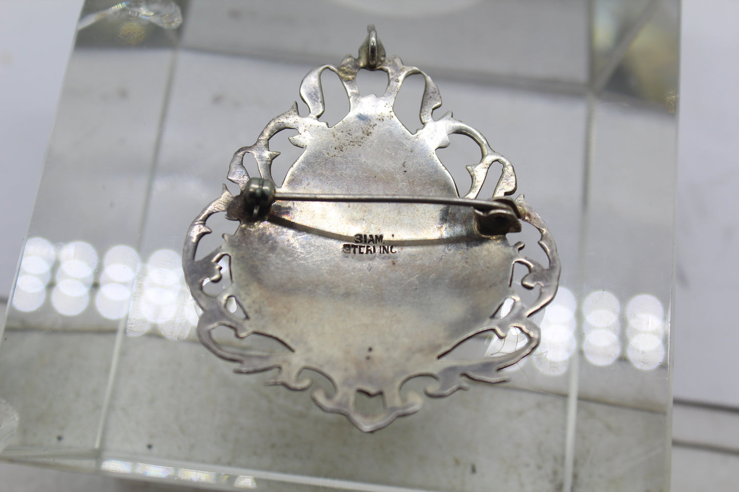 Sterling Silver Thai Brooch