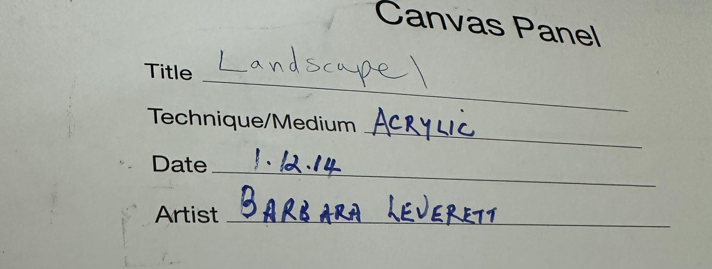 Barbara Leverett Landscape