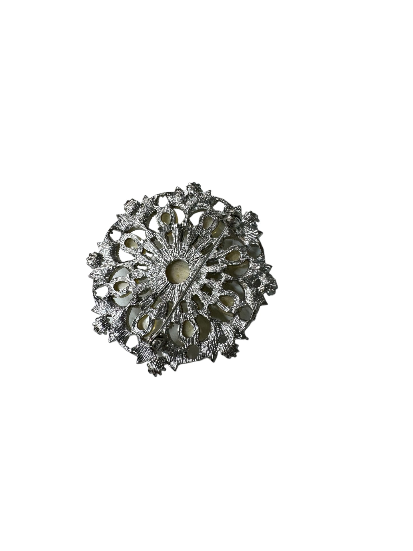 Rhinestone & Gem Brooch