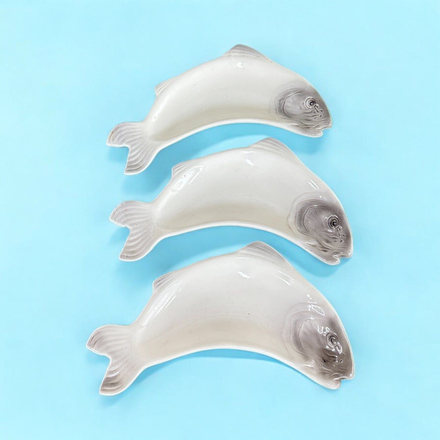 3x West German 80s Fish Plates