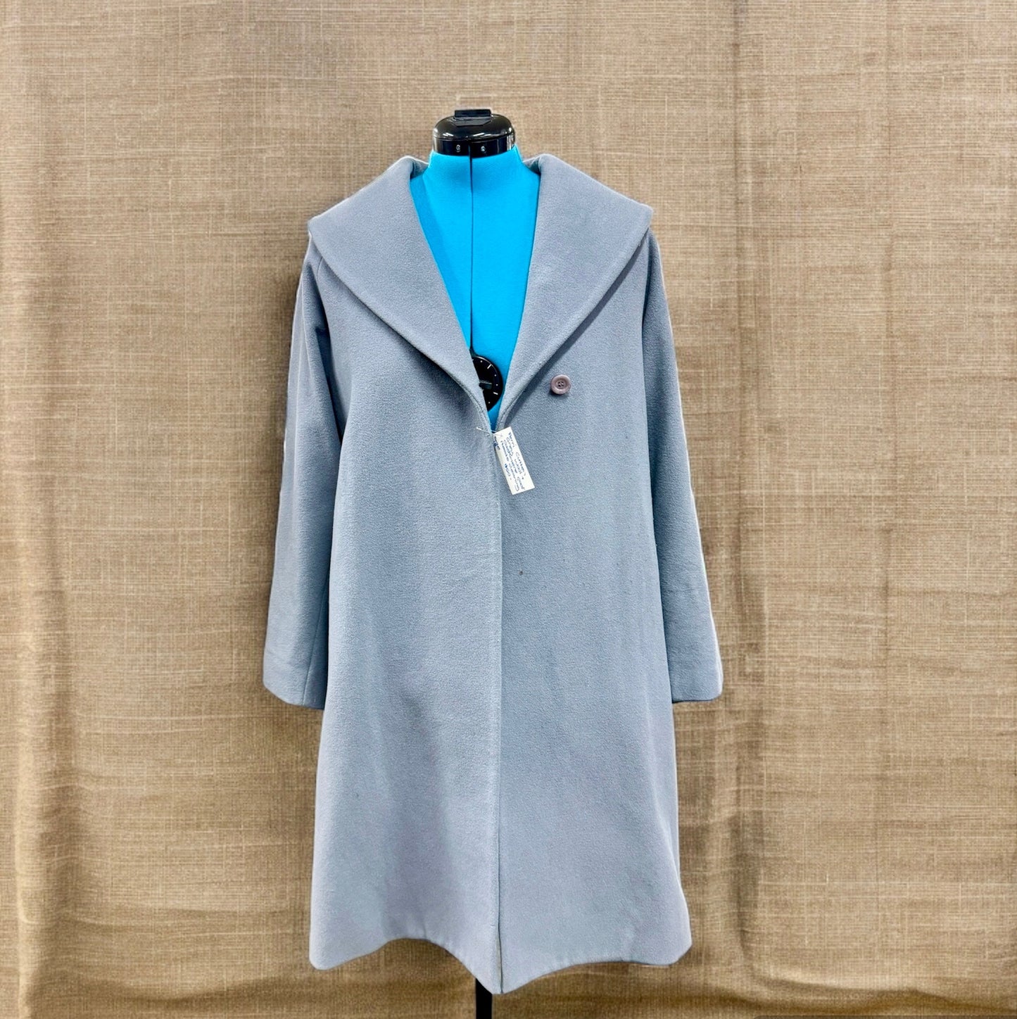 Perri Cutten Grey wool Cashmere Coat