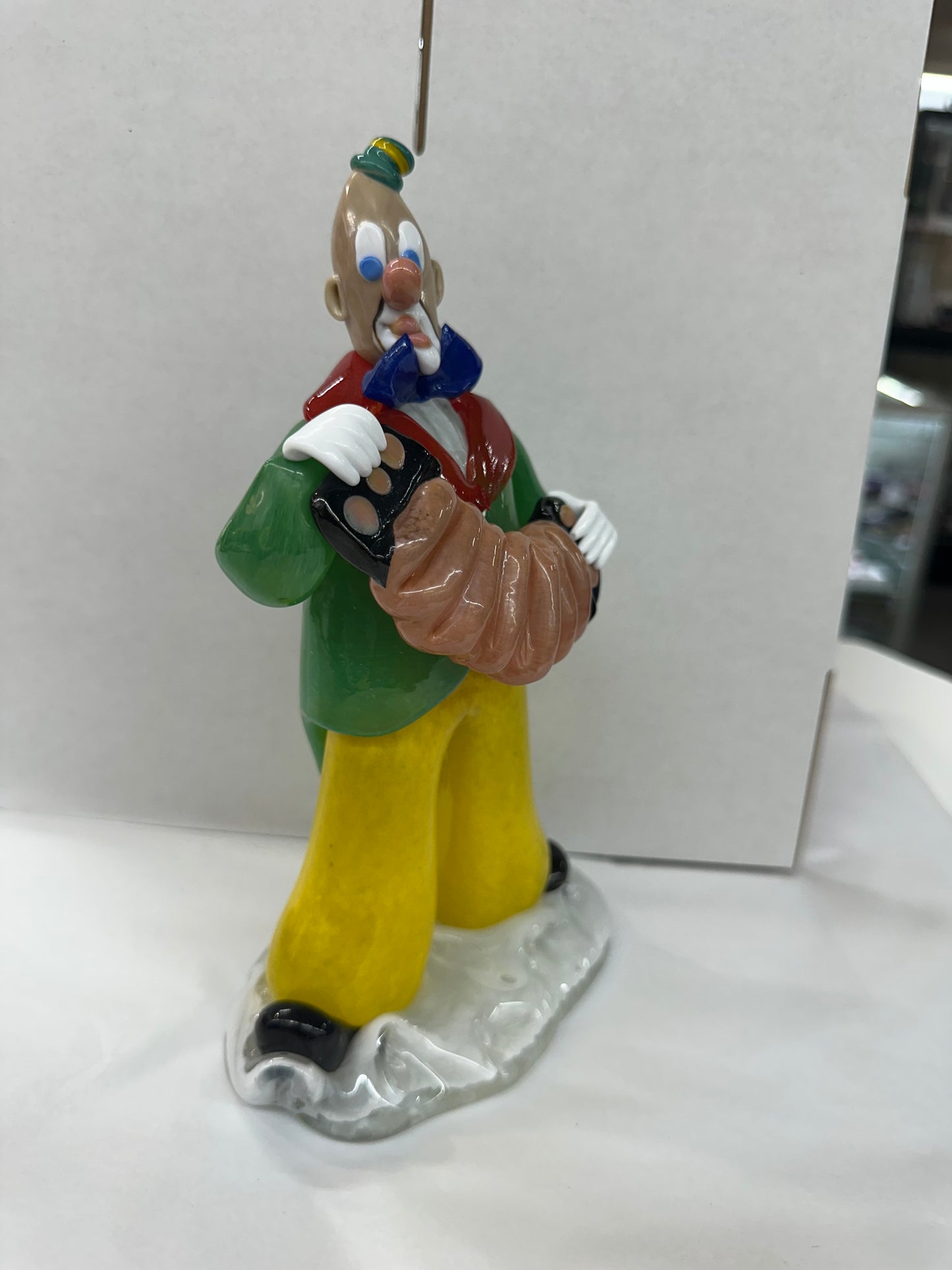 Czech Accordion Playing Clown