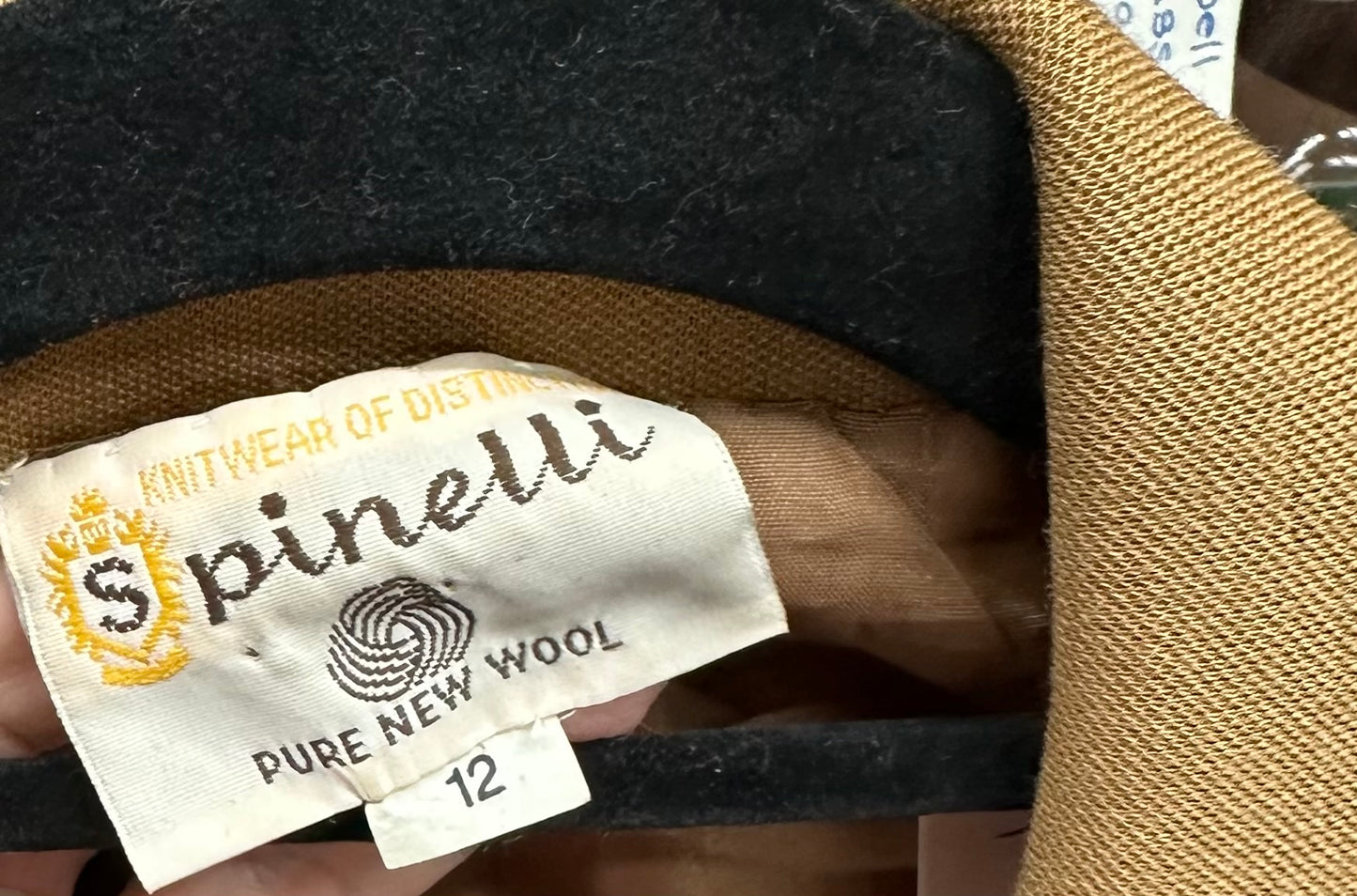 Spinelli Camel 1970s Pure Cool Coat , Lady’s Coat, Size 12