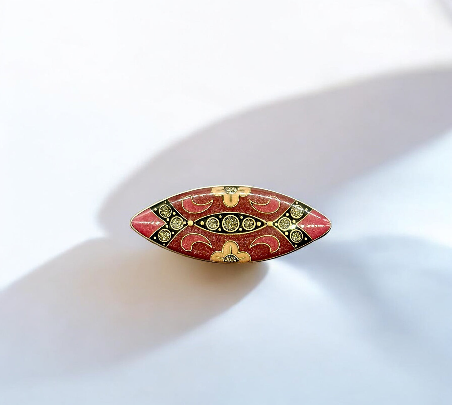 Spanish Enamel Brooch