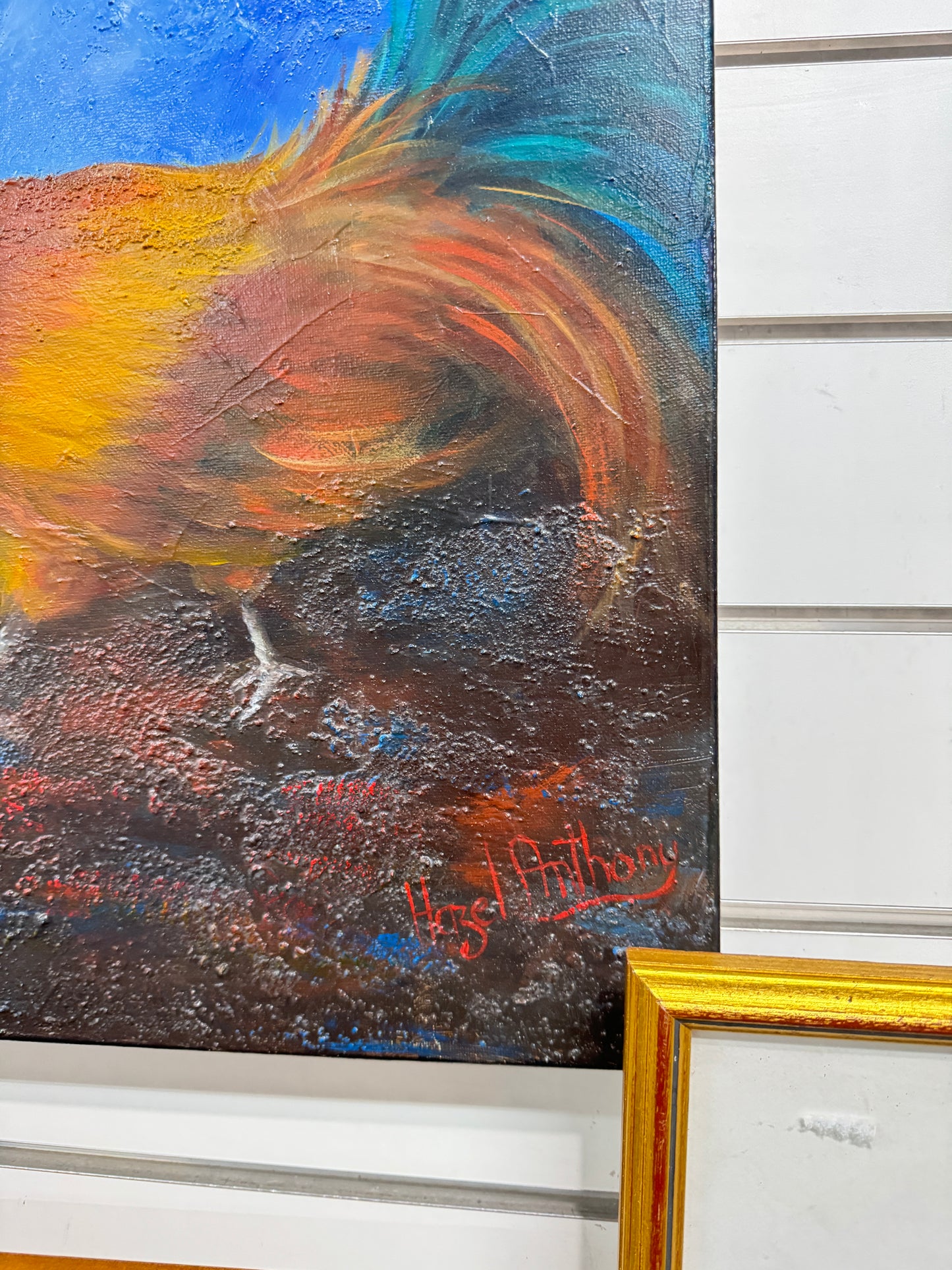 Hazel Anthony Rooster Scene