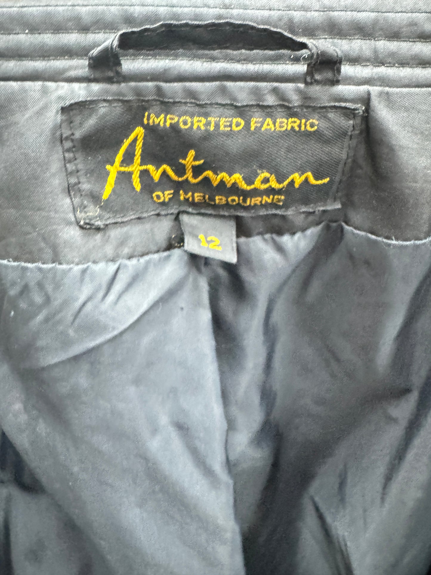 Black Antman Trend Coat