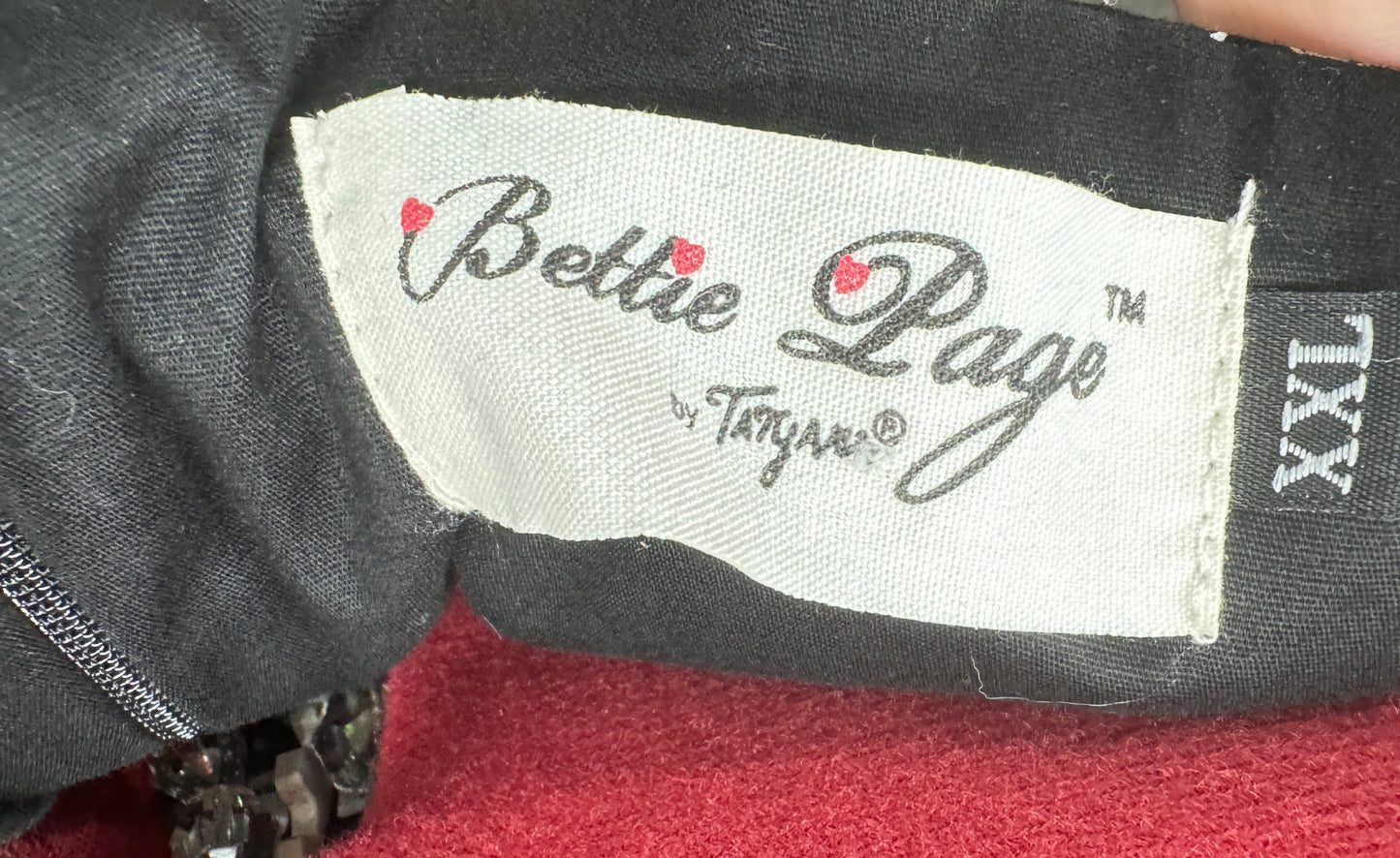 Bettie Page Pinup 1950s Style Black and White Dress