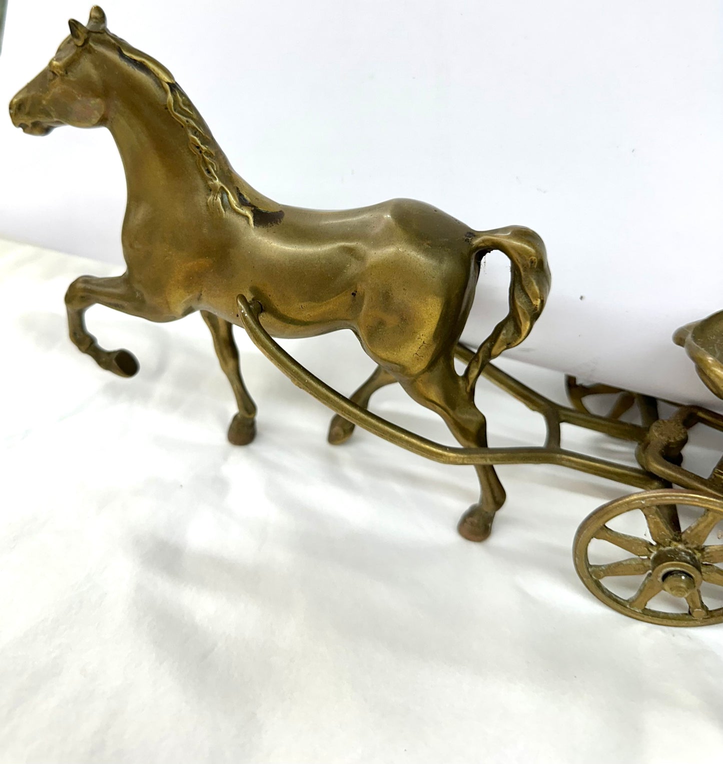 Brass Horse Cart