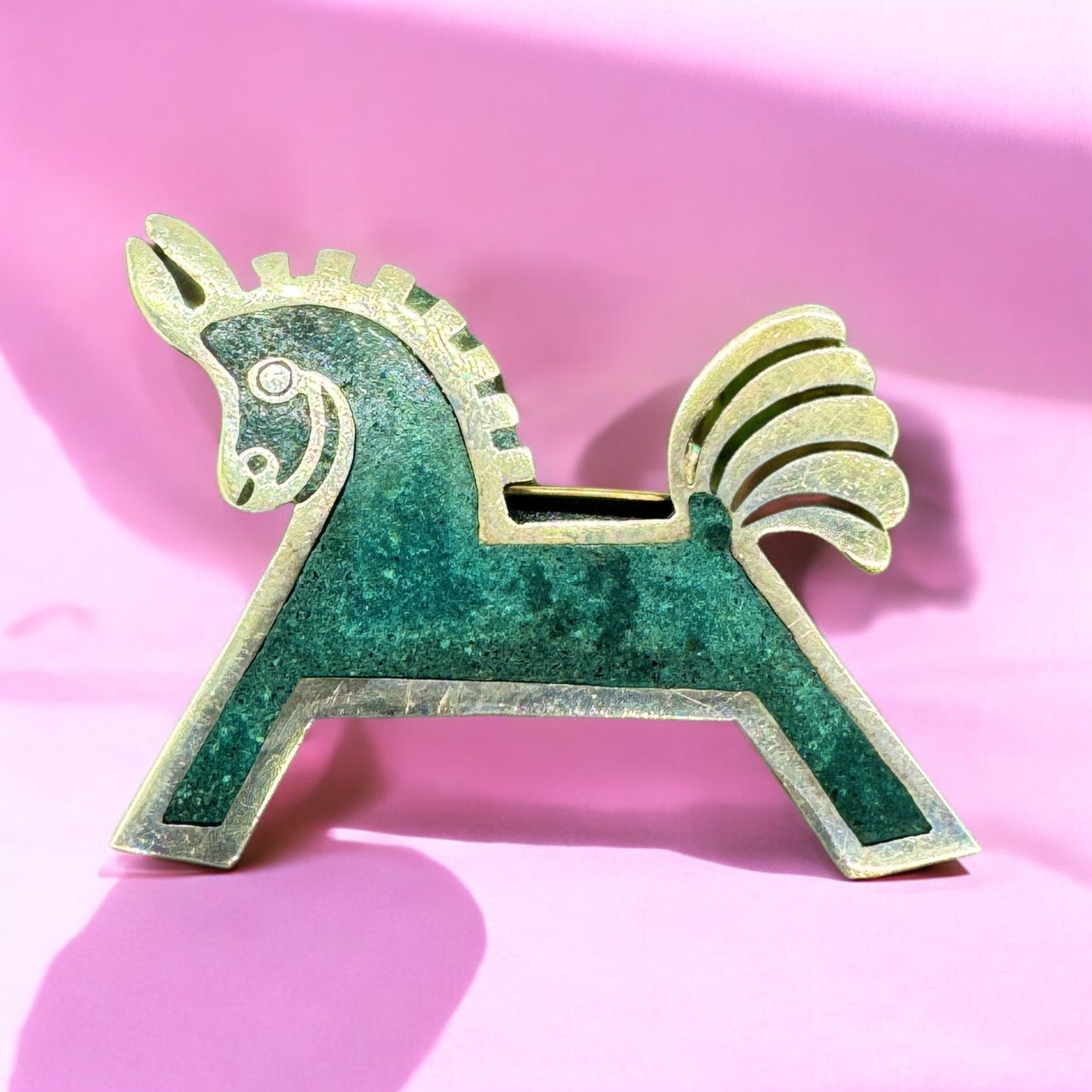 Texico Mexico Horse Brooch
