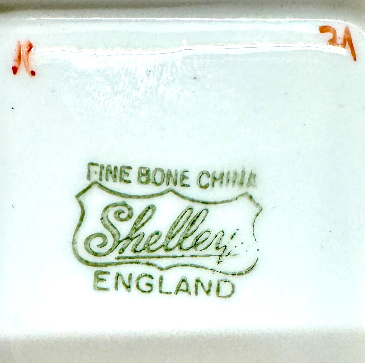 Shelley Blue Rock Butter Dish