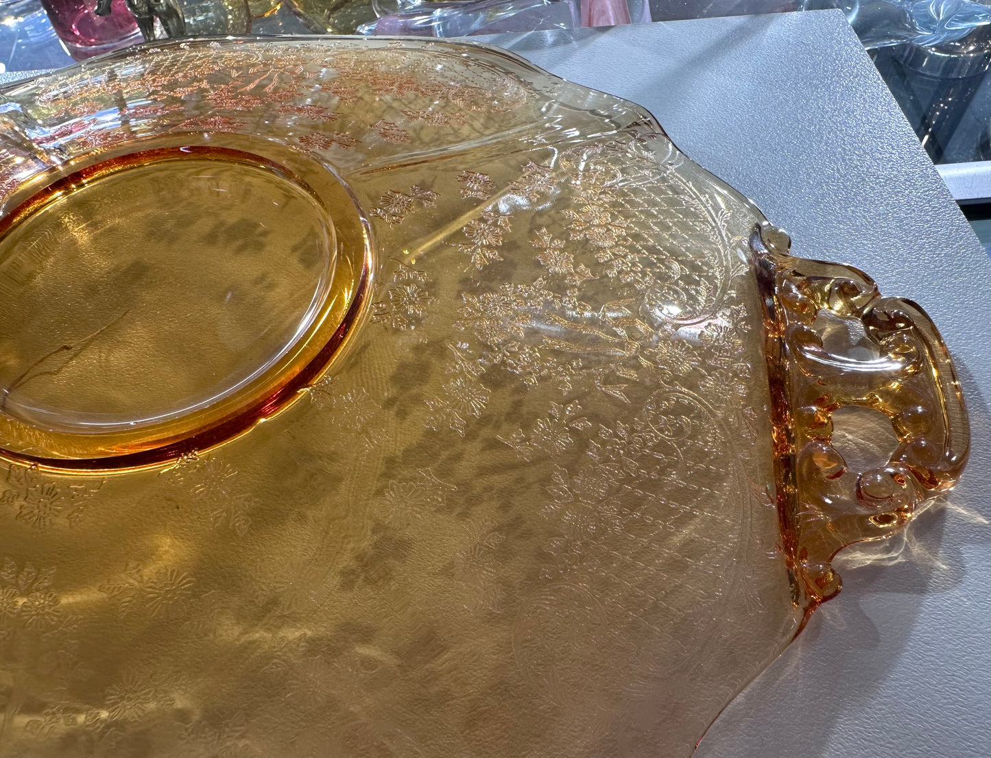 1930s USA Lancaster Twin handle Bridal Plate