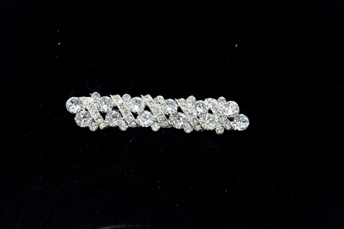 1970s USA Rhinestone Brooch/ Pin