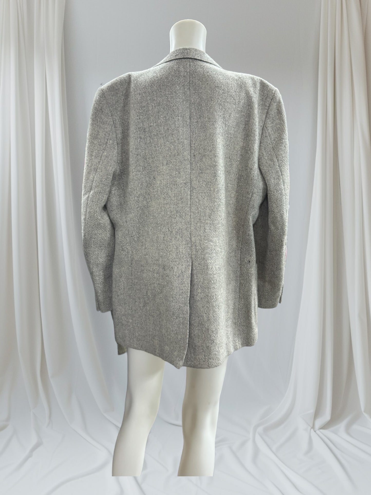Travellers Label Grey Wool Quality Sports Coat