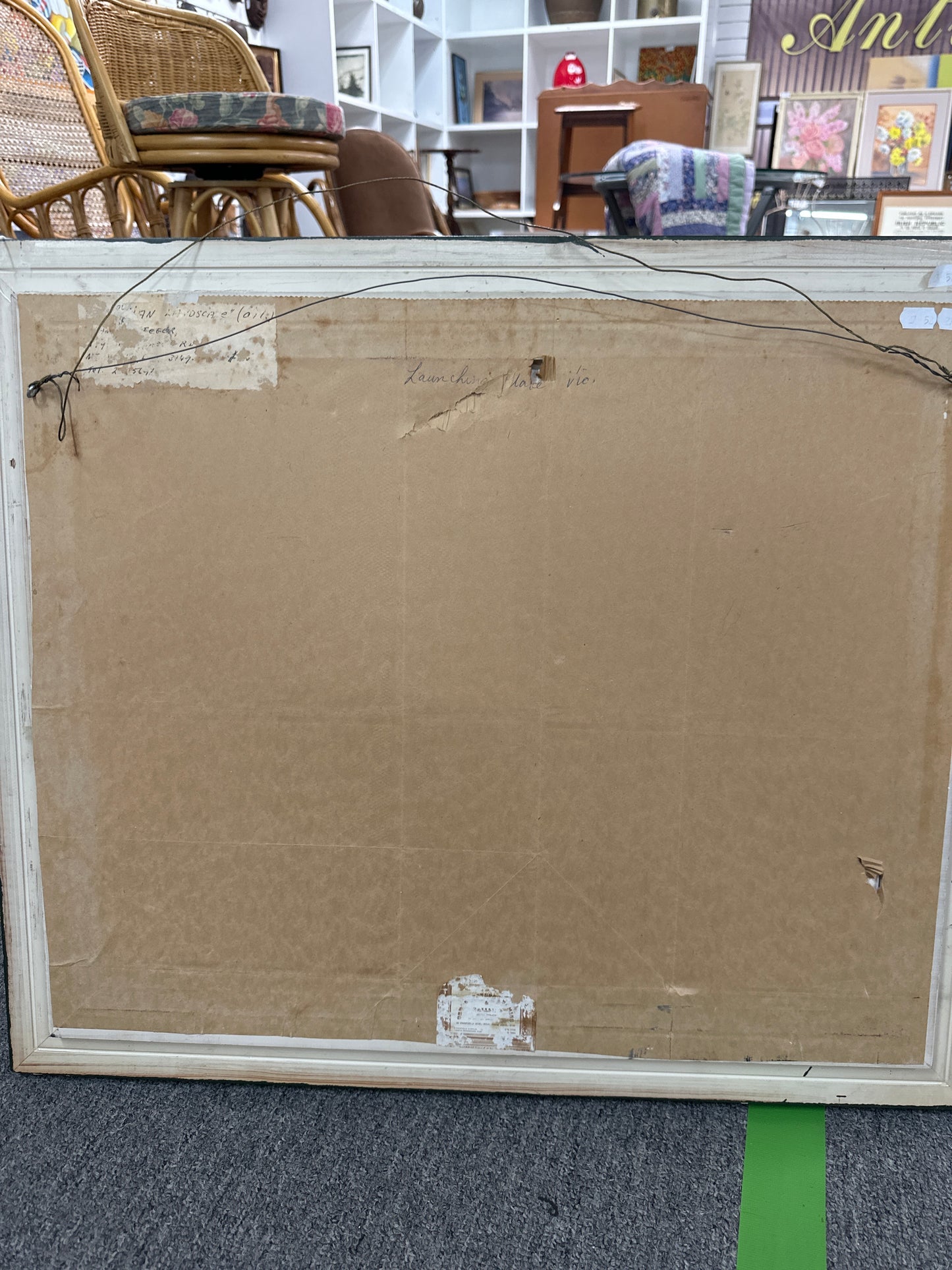 Signed F. Steger Australian Landscape oil Painting