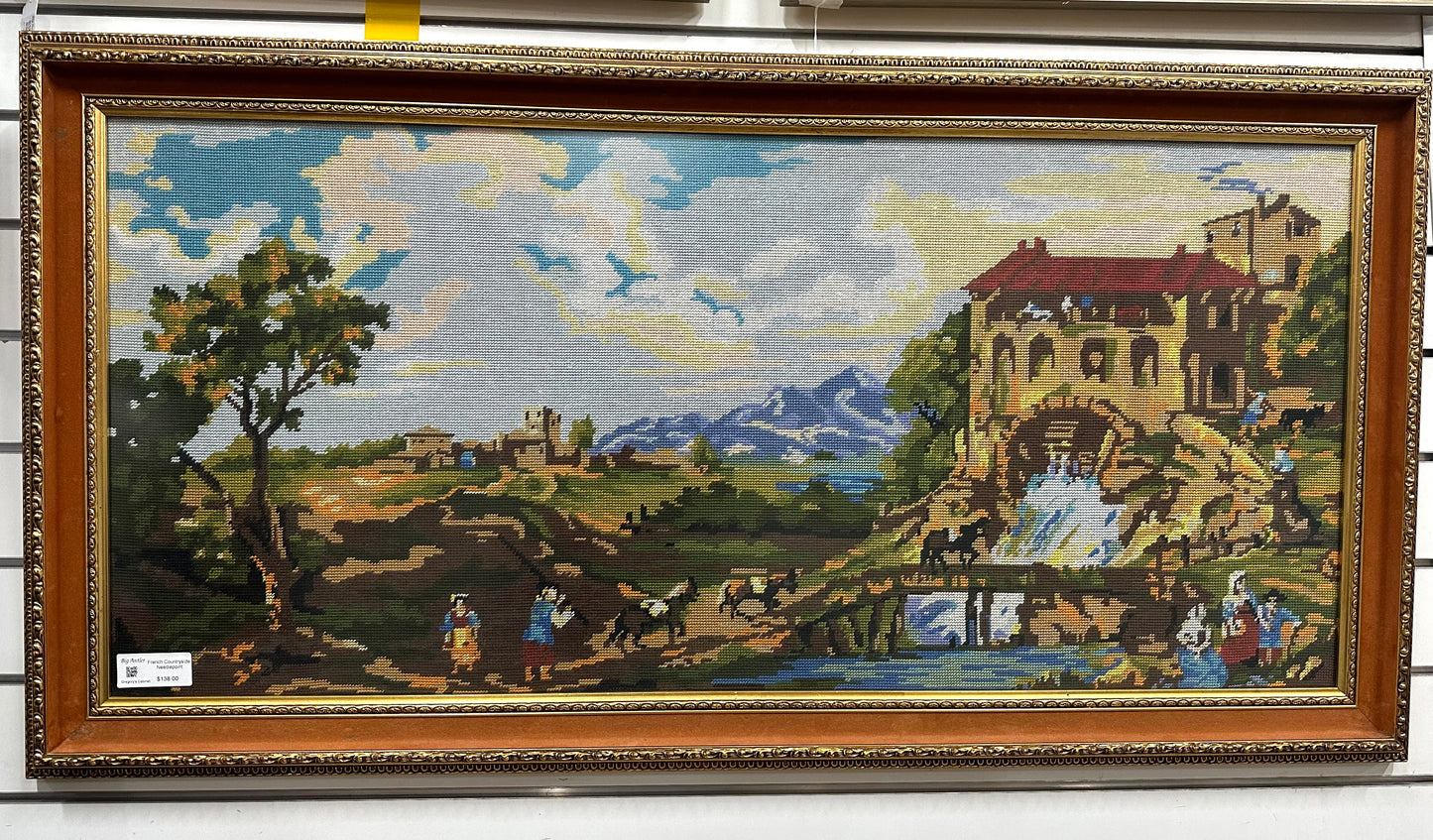 120cmL*60cm French Countryside Needlepoint