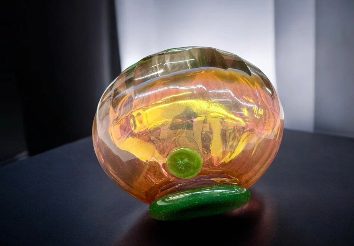 Richard Clements perfume bottle, Purple Orange Color