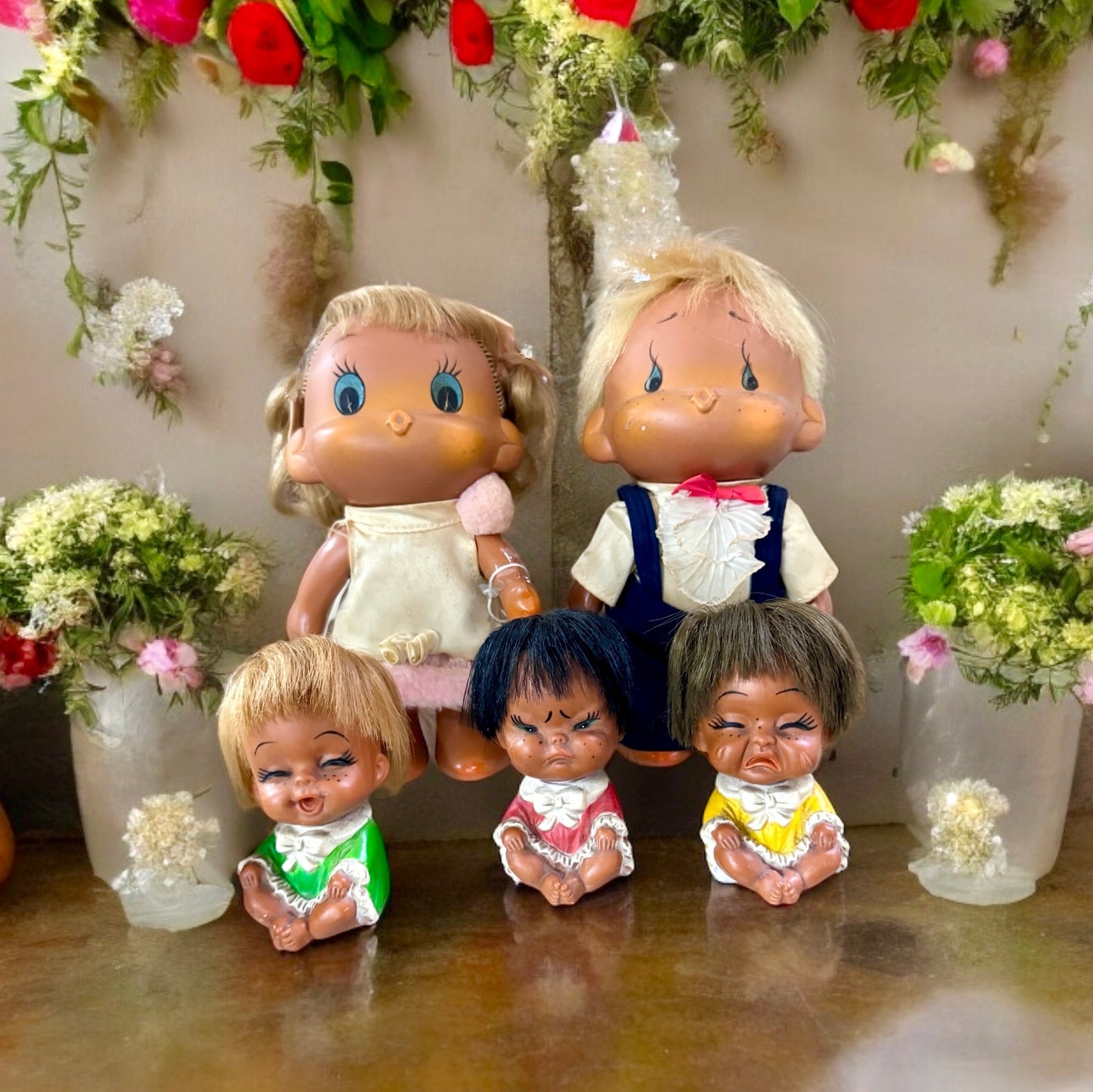 Retro Rubber Dolls