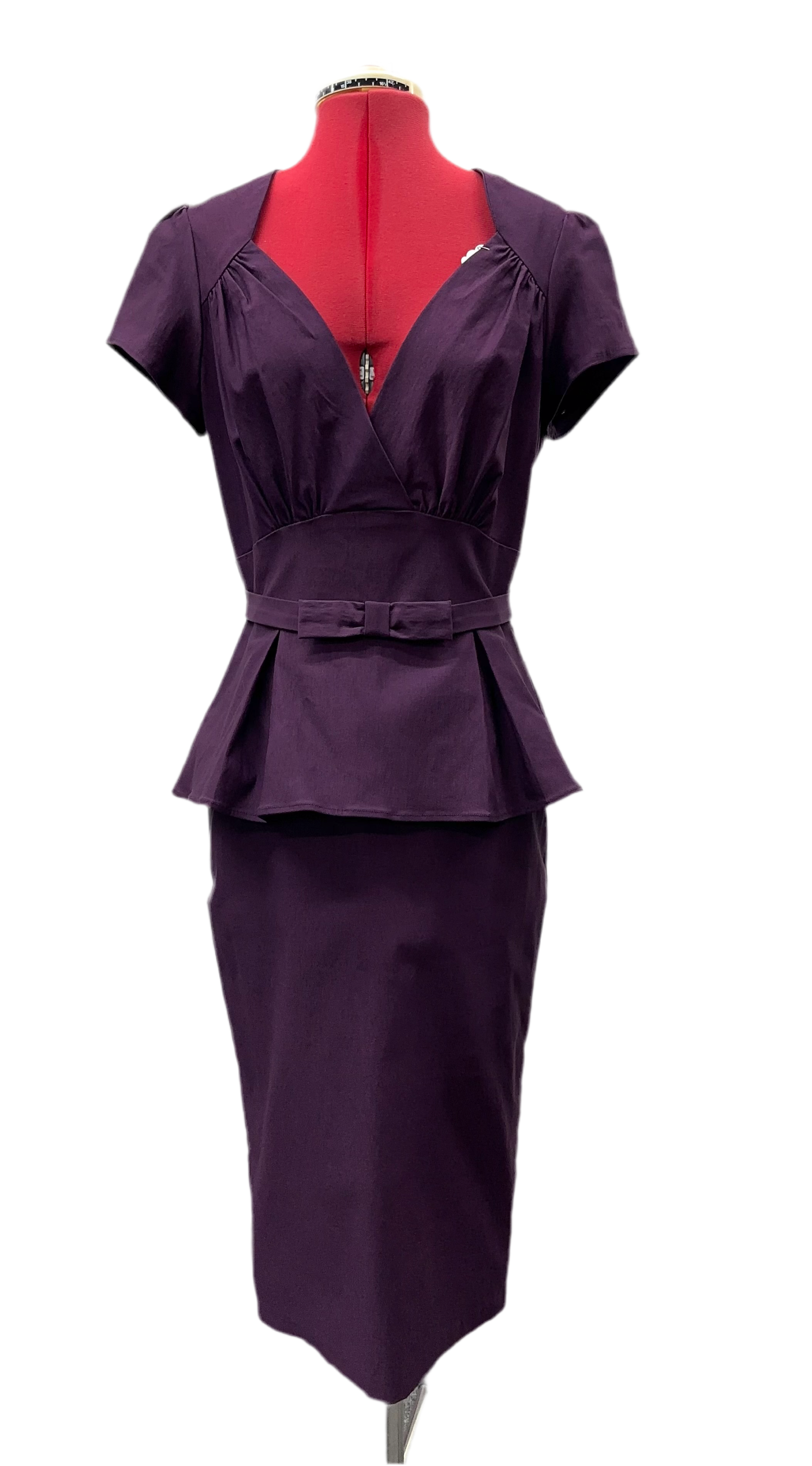 Plum Stanny Pin Up Dress with Tags