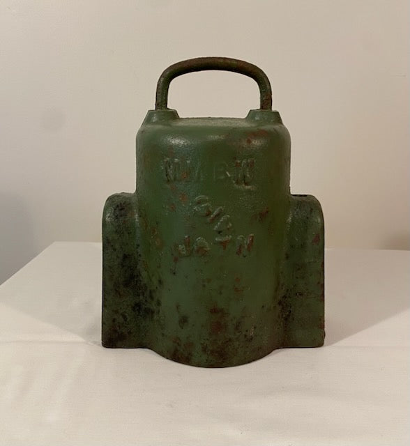 Green Water Meter Cover / Doorstop