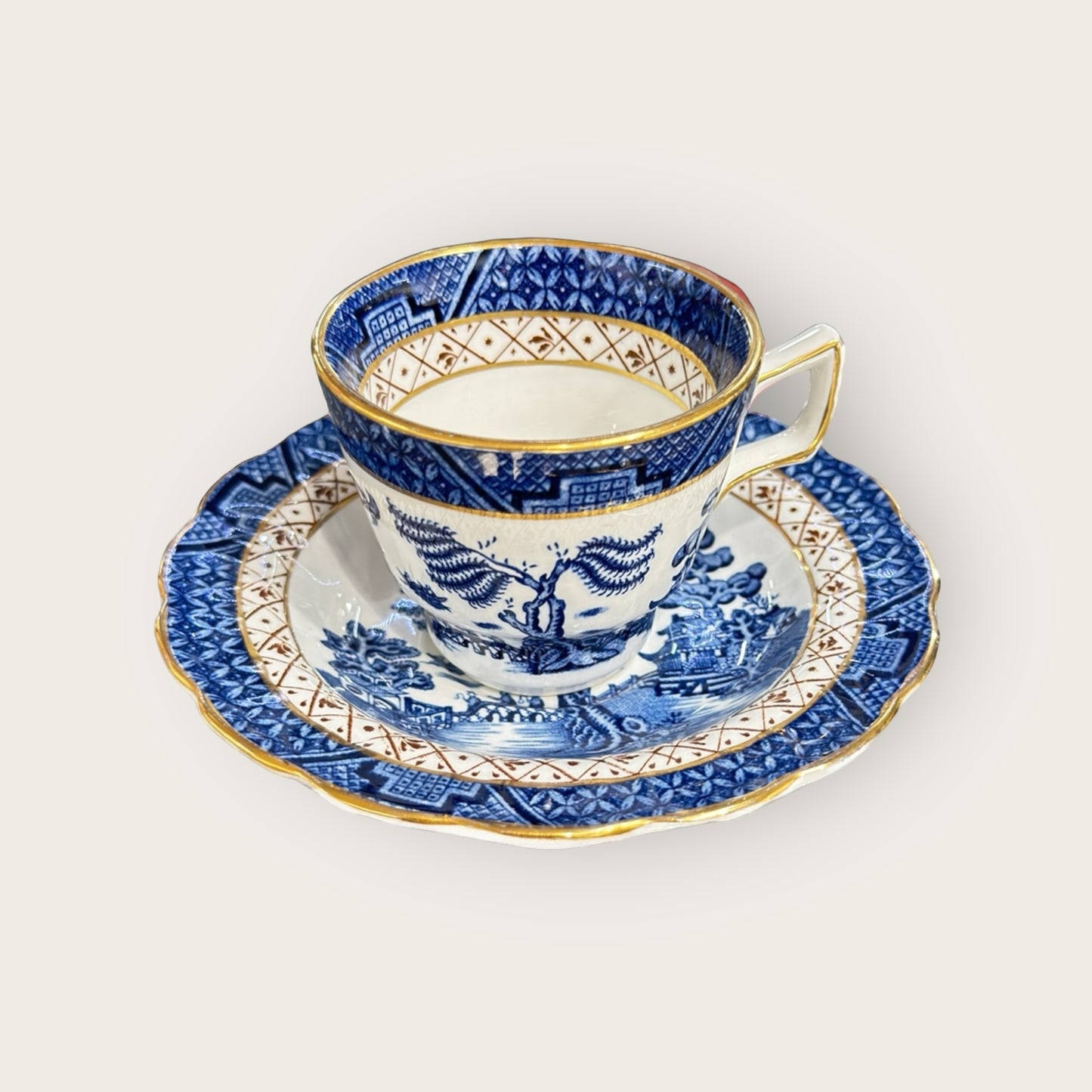 1950s RARE Booth Real Old Willow coffee Set