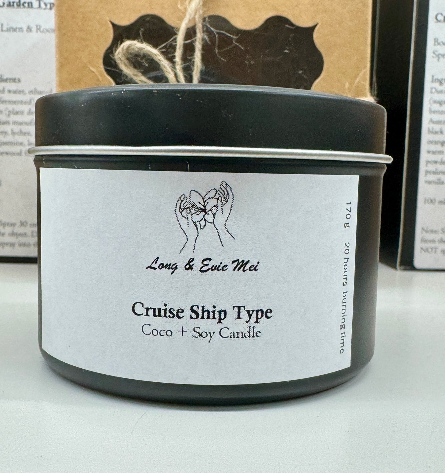 The Cruise Ship Type Coco +Soy Candle