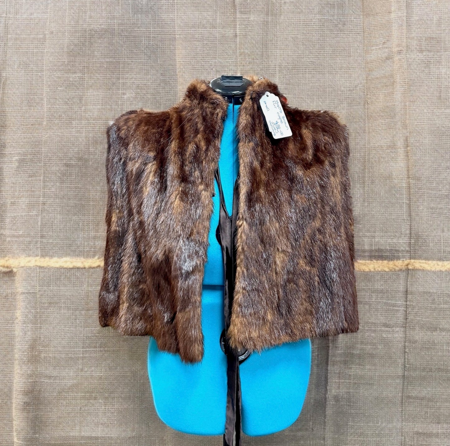 1940's Brown Fur Cape