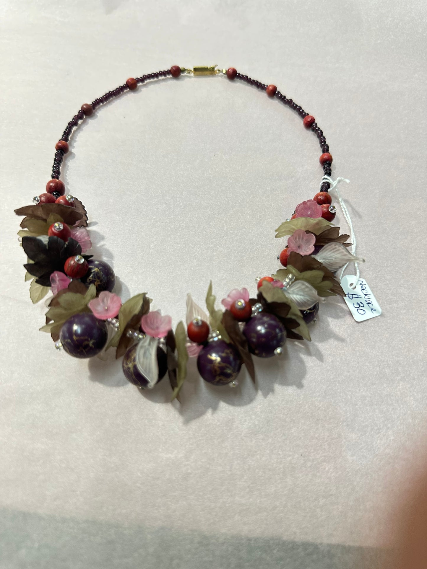 Vintage Flower Necklace