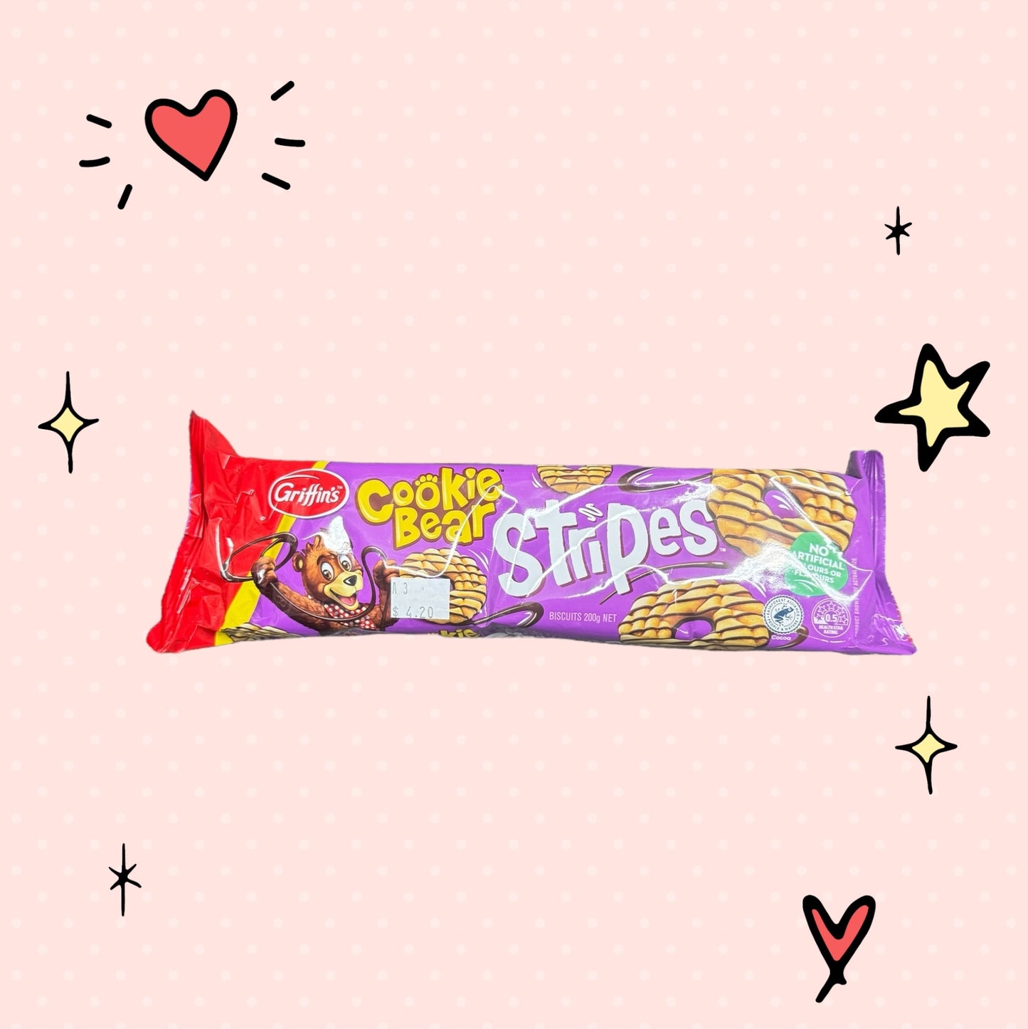 Griffin's Cookie Bear Stripes