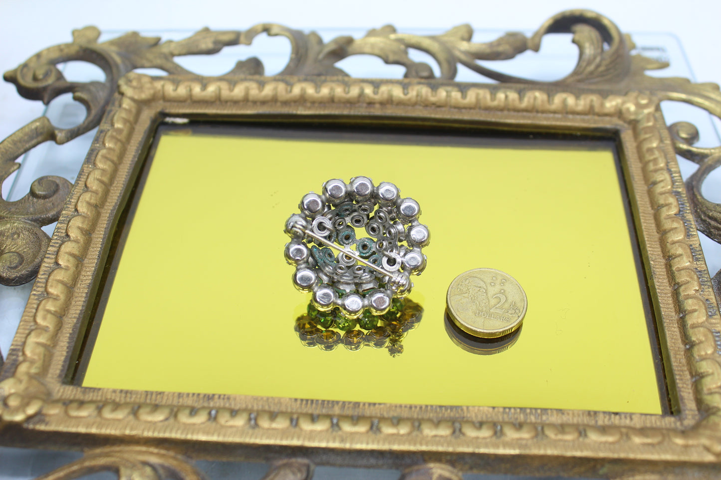 1950s USA Pink Blue Rhinestone