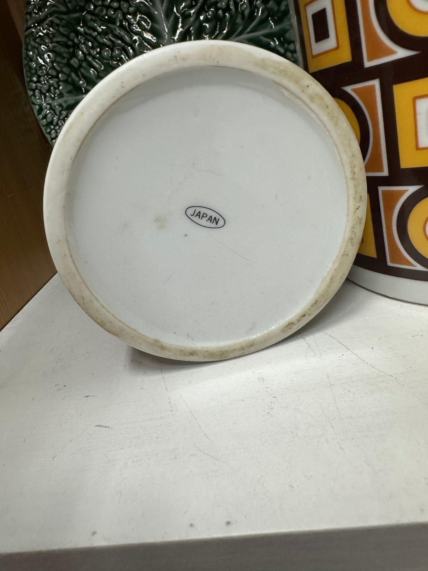 Set of 3 1960s Cannisters with Cork Lids