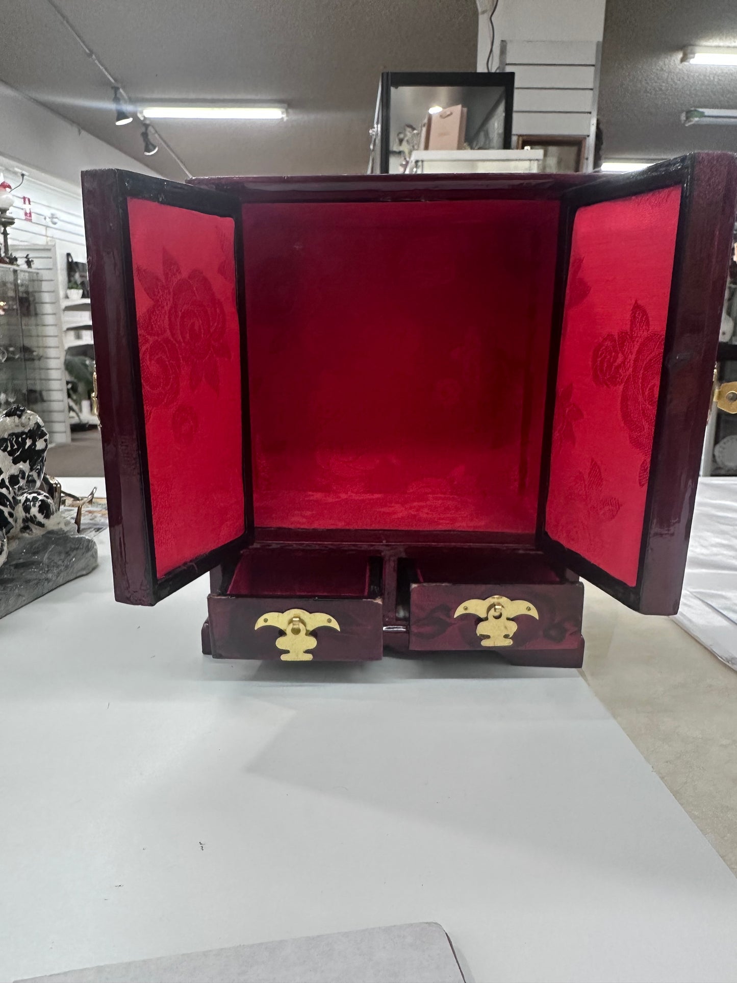 Chinese Cork Art Cabinet