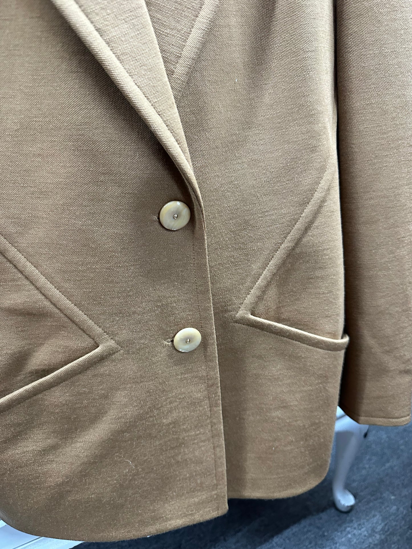 Spinelli Camel 1970s Pure Cool Coat , Lady’s Coat, Size 12