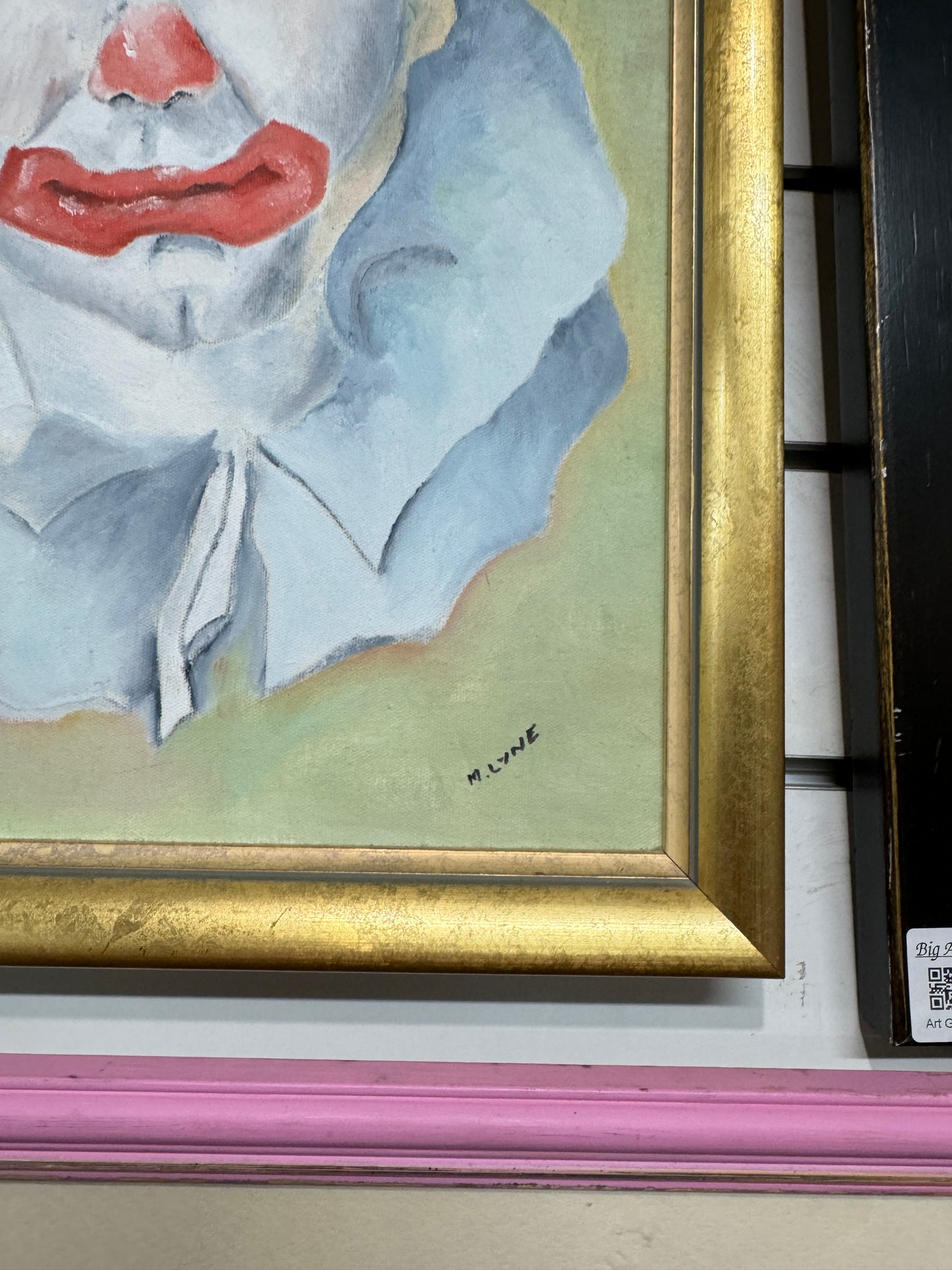 Signed Joker portraint