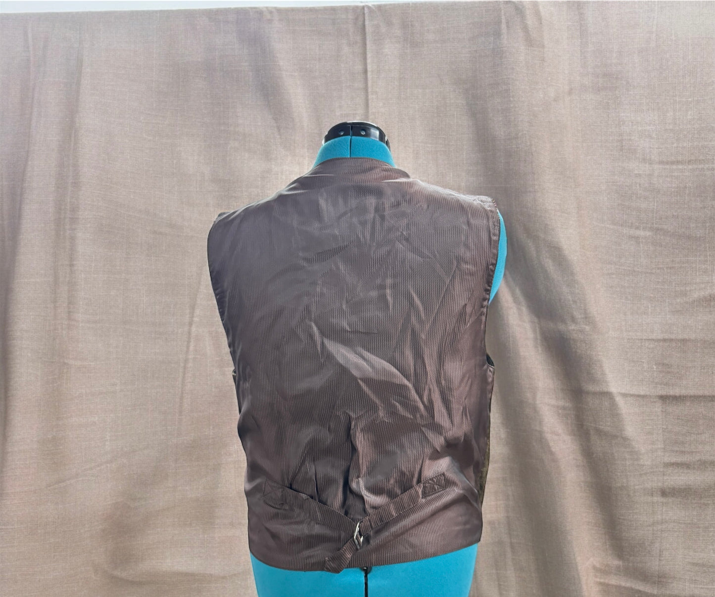 Mens Brown Suede Vest