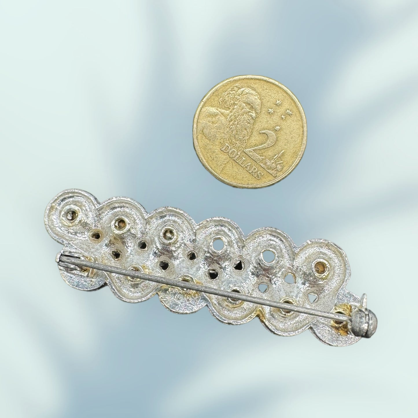 1960s Paste Crystal Brooch