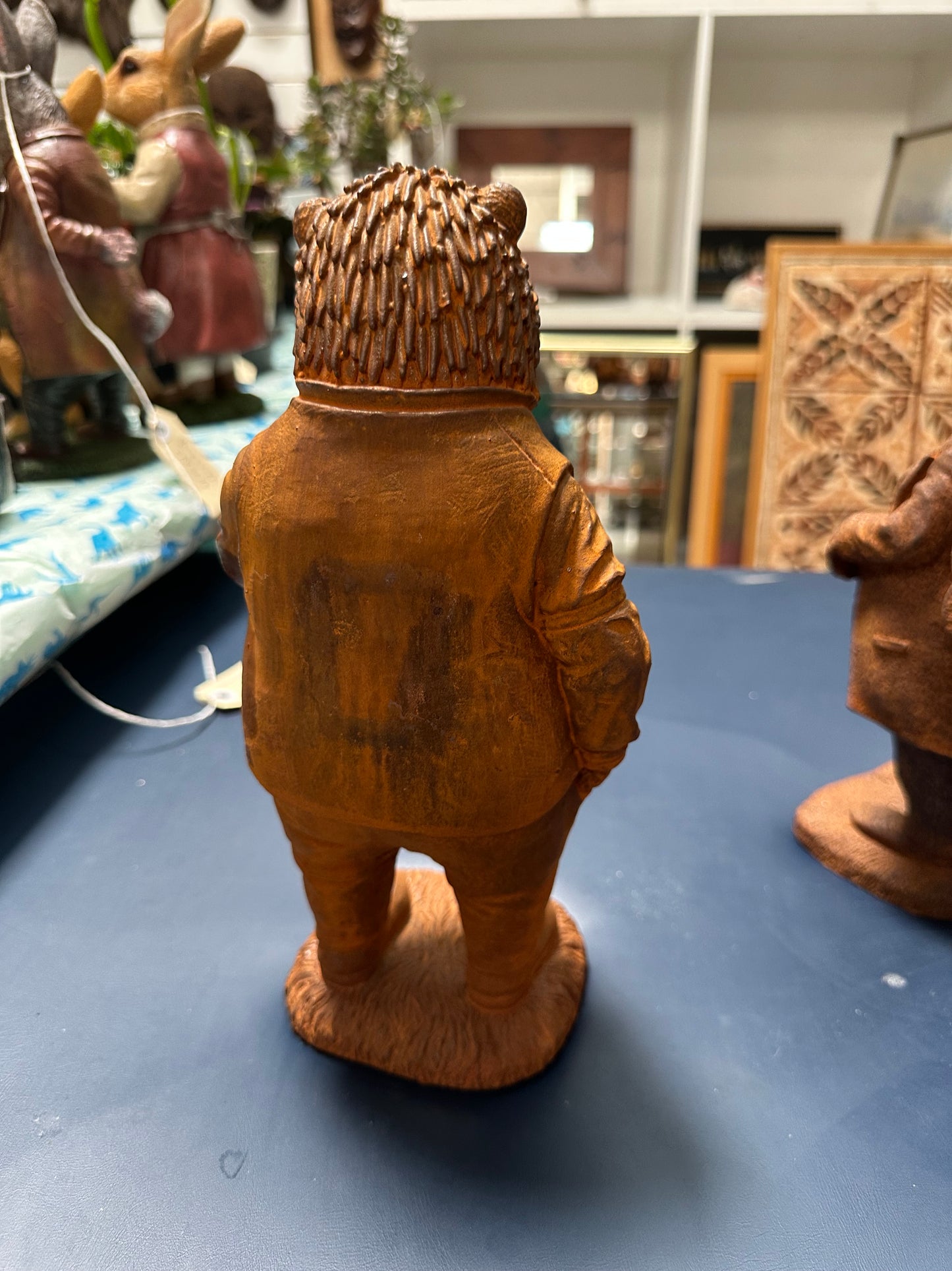 Willow Cast Iron Hedgehog Statue