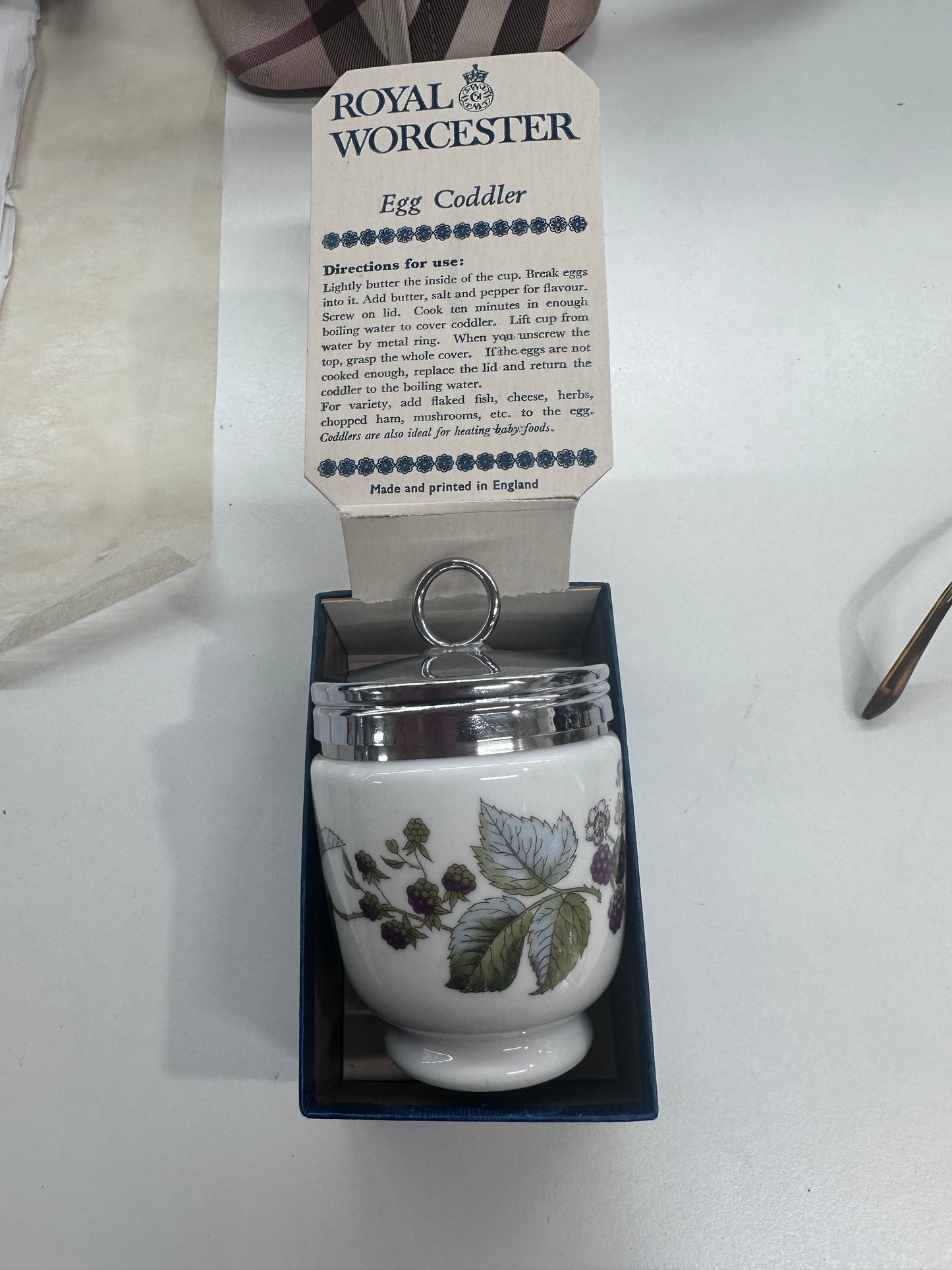Royal Worcester Egg Coddler