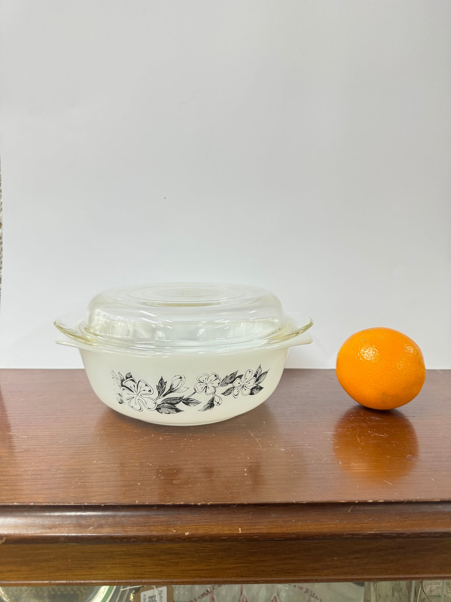 Agee Pyrex Australia Tiki Dish With Lid