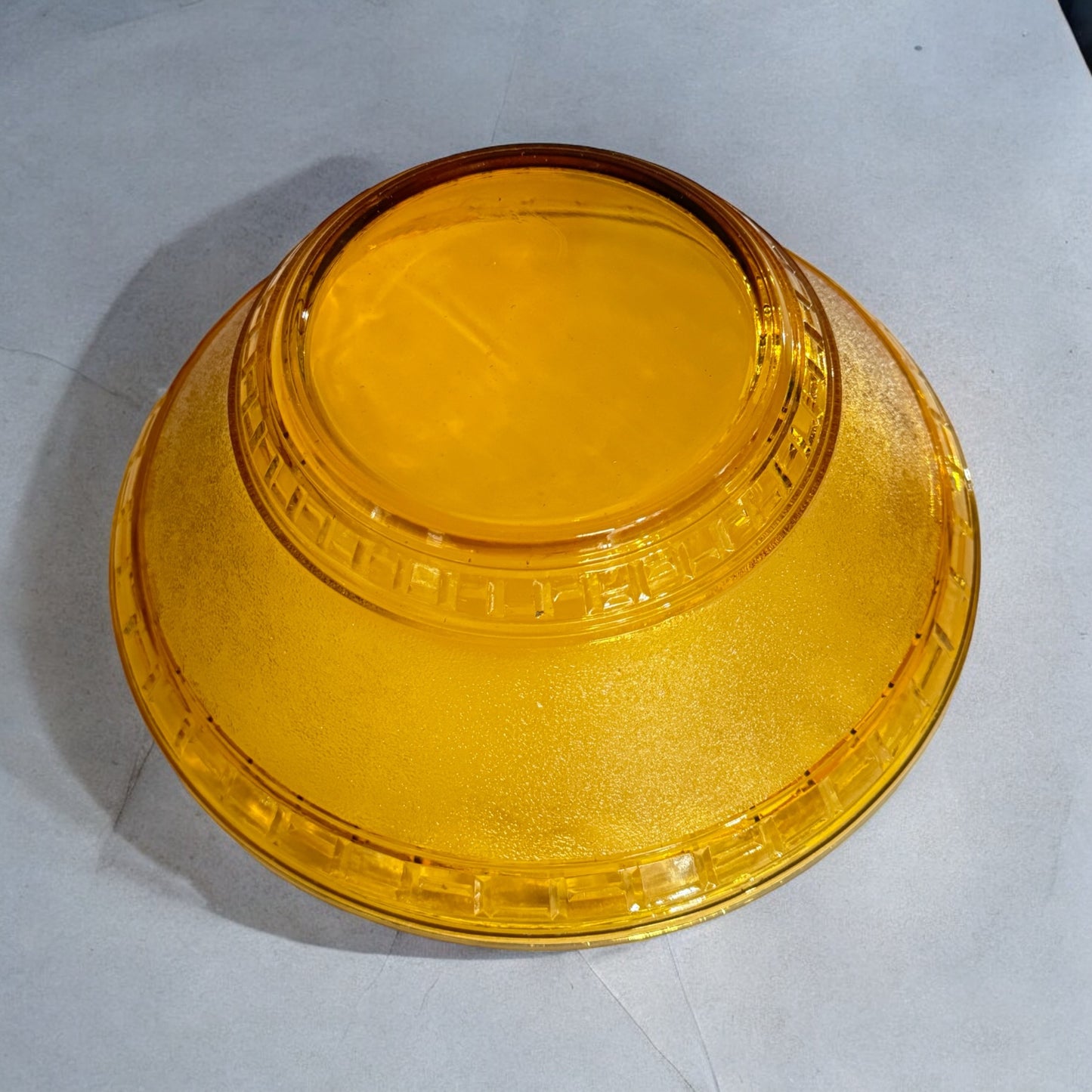 Large Amber Bowl