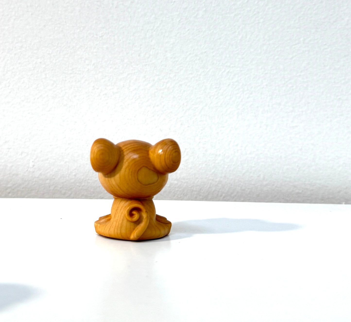 Cute Mini Wooden Sitting Kitten