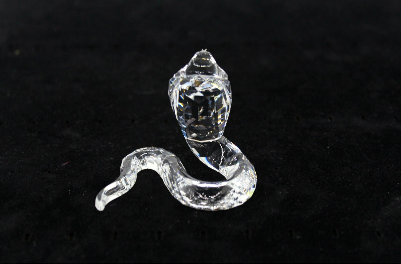 Retired 2004 Swarovski Cobra Figurine,W/t Original Box