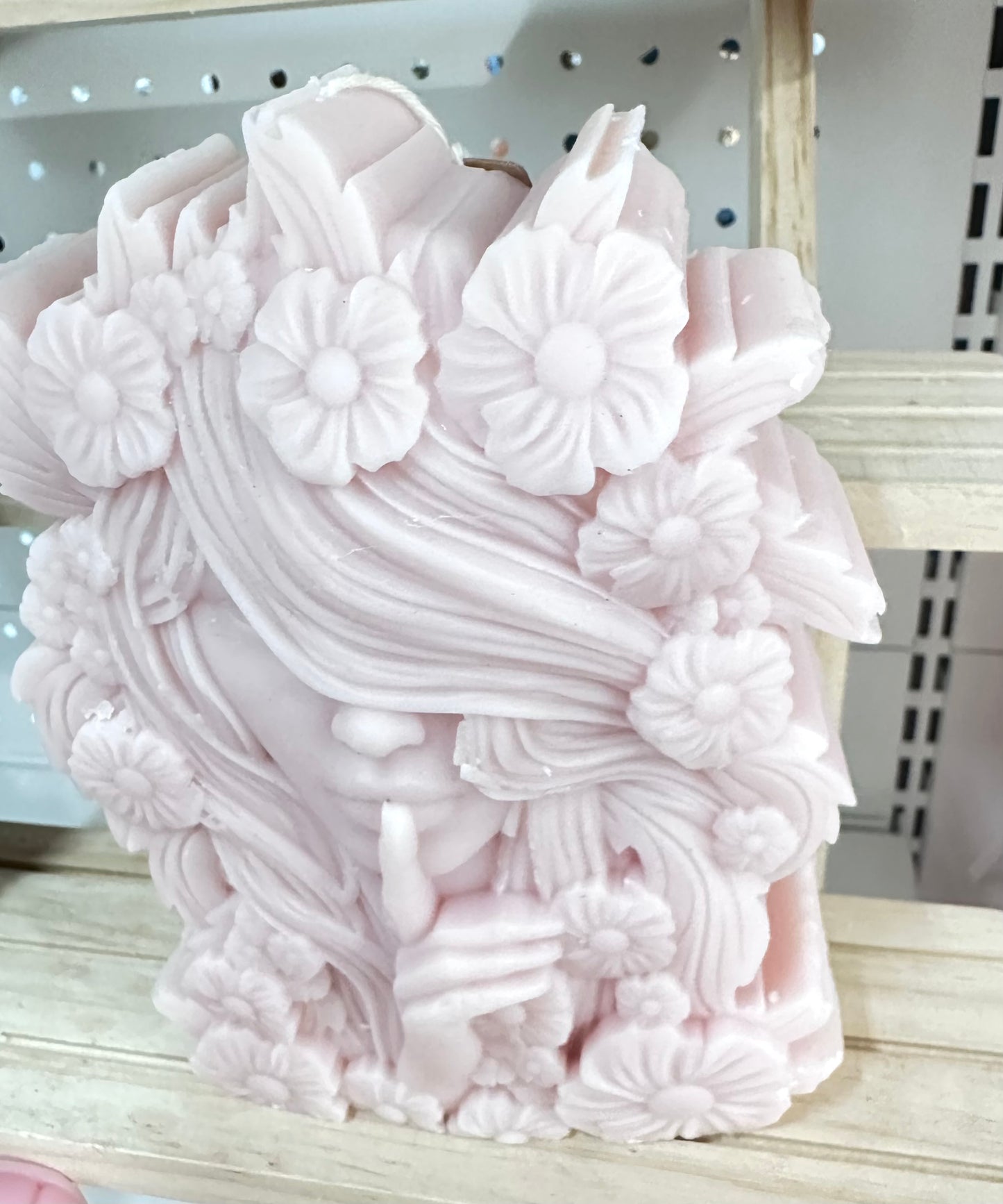 Sculpture Candle , Floral Lady