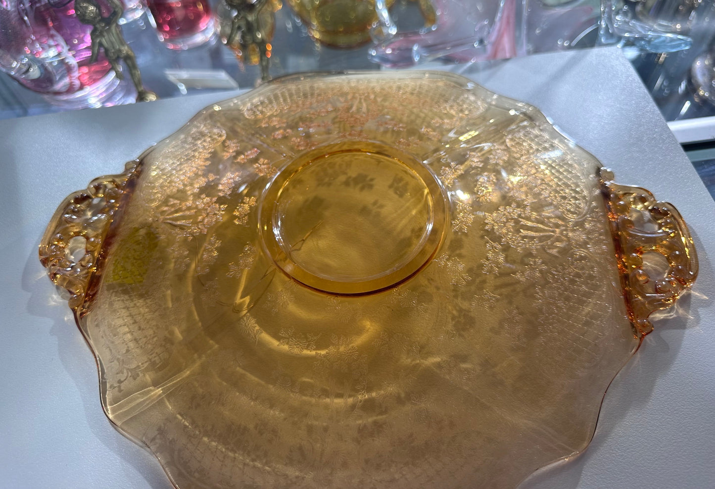 1930s USA Lancaster Twin handle Bridal Plate