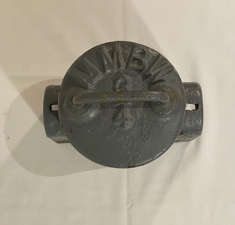 Green Water Meter Cover / Doorstop