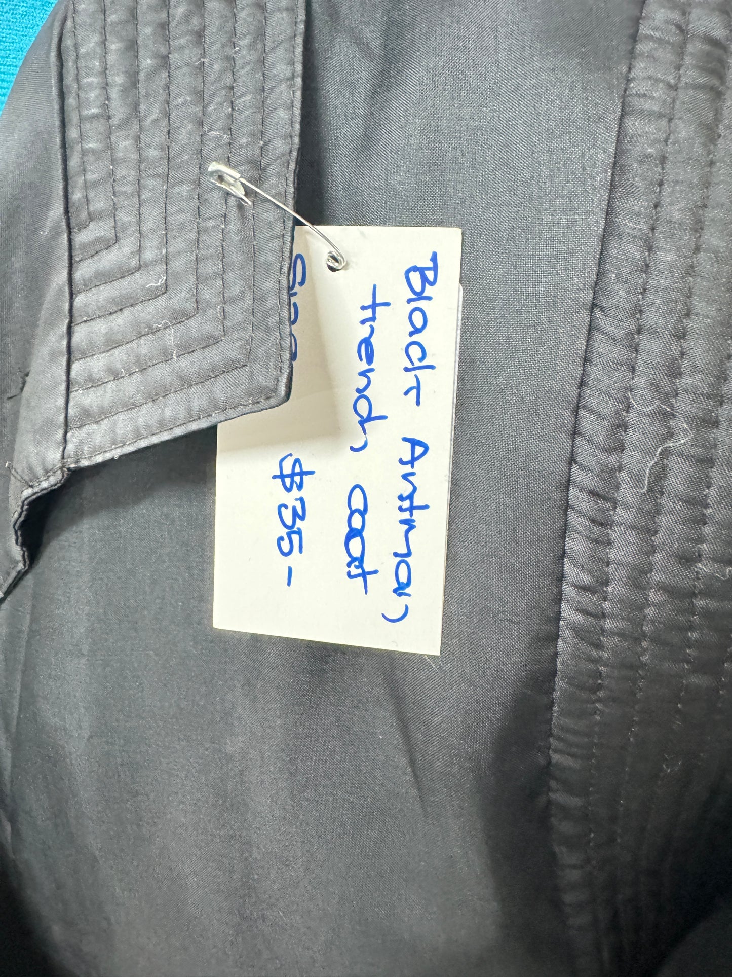 Black Antman Trend Coat