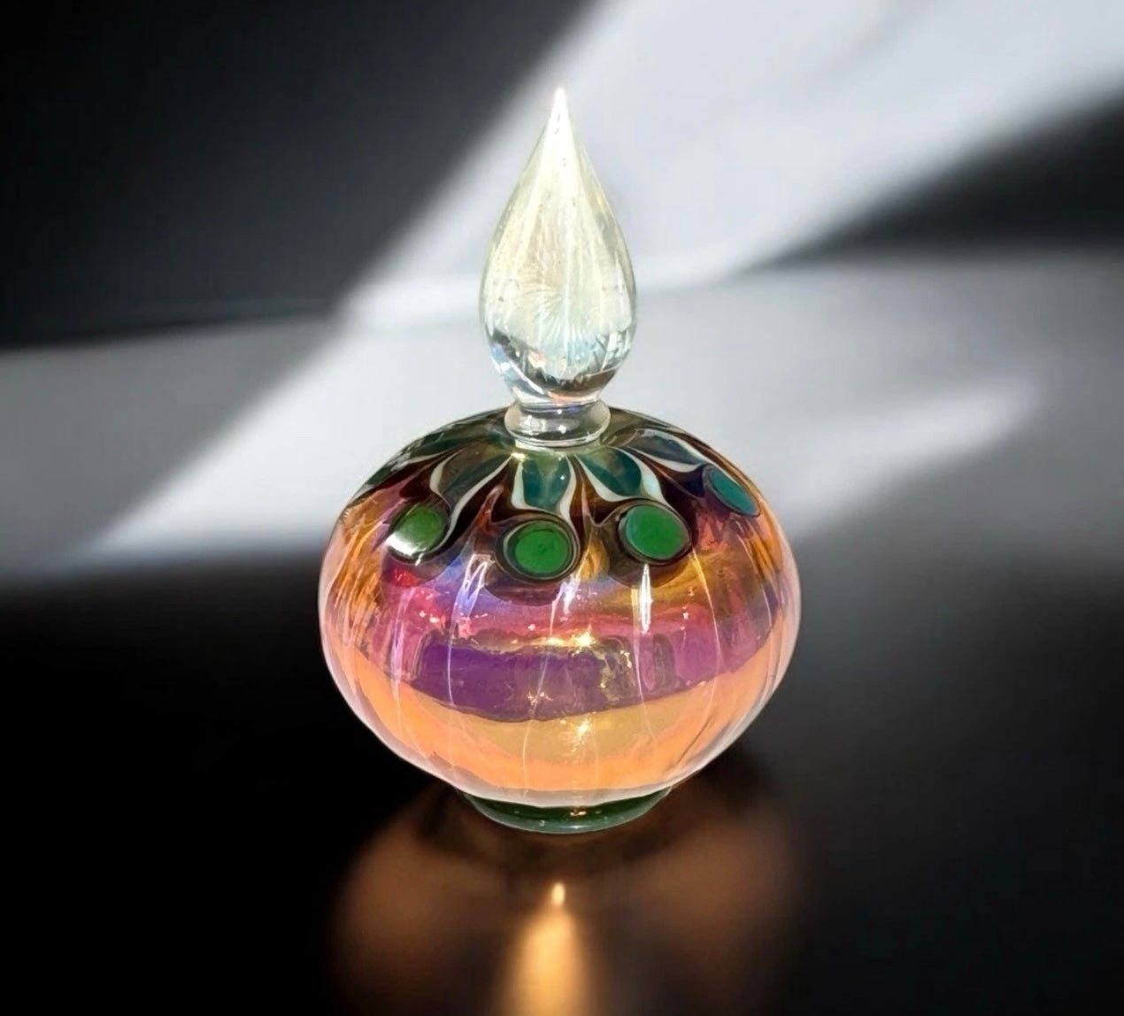 Richard Clements perfume bottle, Purple Orange Color